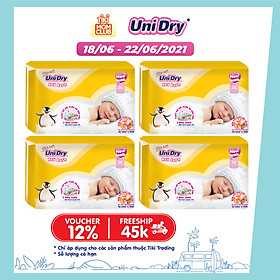 Combo 4 Tã Dán Sơ Sinh UniDry NB36 (36 Miếng)