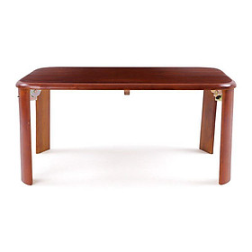 Mua Bàn Xếp Gọn Chân Bánh Mì (60cm x 90cm) Gỗ Tự Nhiên 100%- Nâu