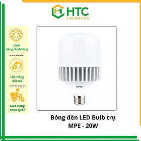 Bóng đèn led BULB Trụ Nhôm 20W, seri LB- Thương Hiệu MPE