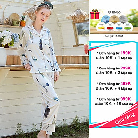 [XẢ KHO, GIẢM GIÁ] Đồ bộ pijama mặc nhà lụa cao cấp