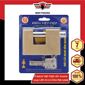 Mua Ổ Khoá Việt Tiệp Cầu Ngang Loại Lớn 76 x 53 Ống Phi 12mm