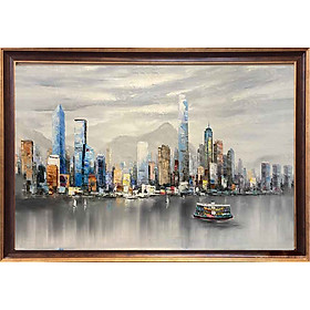 Mua Tranh sơn dầu vẽ tay - tranh phong cảnh - tranh phong thủy - tranh treo tường