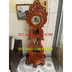 Mua Đồng hồ cây gỗ hương đá chiều cao1m7