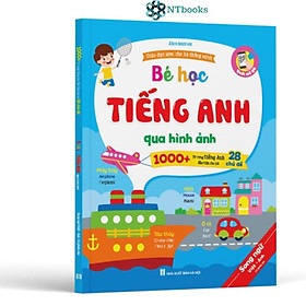 Hình ảnh Sách Bé Học Tiếng Anh Qua Hình Ảnh (Song Ngữ Việt Anh, Có Phiên Âm) - File nghe Quét mã QR