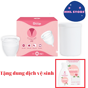 Hình ảnh Cốc nguyệt san Lincup Size 0 Mỹ (25ml ) tặng kèm dung dịch vệ sinh cốc