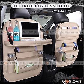 Túi kệ da treo để đựng đồ đa năng trên ô tô xe hơi da PU cao cấp