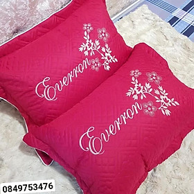 Mua Gối nằm ngủ gồm cả ruột và vỏ áo gối kích thước 40 x 60cm màu xanh (1 chiếc) ruột bằng bông hạt trắng tinh khiết