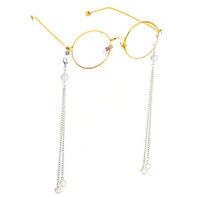 Xích đeo mắt kính thả ngọc trai tua rua