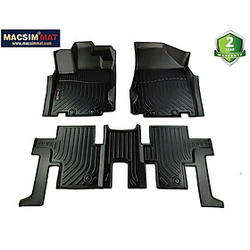 Thảm lót sàn xe ô tô Infiniti QX60 2014 - nay Nhãn hiệu Macsim chất liệu nhựa TPV cao cấp màu đen