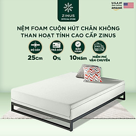 Mua Nệm foam cuộn hút chân không than hoạt tính cao cấp Zinus - Charcoal Foam Mattress