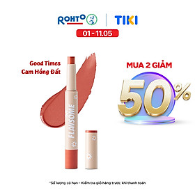 Hình ảnh Son lì dạng thỏi Flawsome Creamy Lip Stain (2g) Good Times (Màu Cam Hồng Đất)