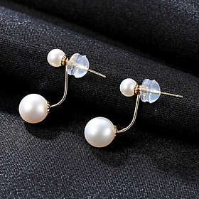 Bông tai ngọc trai và vàng 18k