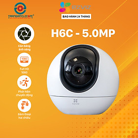 Camera Wifi Trong Nhà Ezviz H6 3K 5MP AI Thông Minh, Đàm Thoại 2 Chiều