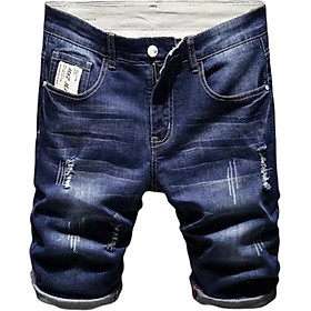 QUẦN SHORT JEAN NAM WASH RÁCH THỜI TRANG CAO CẤP