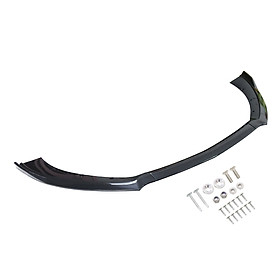 Carbon Fiber 3 Pieces Car Front Bumper Canard Lip Splitter Body Shovels Bumper Lip Spoiler Replacement for Mustang