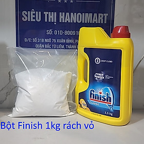 Combo 2 Can Bột rửa bát finish 2,5kg dùng cho máy rửa bát (2.5x2=5kg)