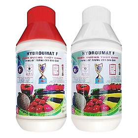 Hình ảnh Cặp dung dịch dinh dưỡng thủy canh HydroUmat cho rau ăn lá hoặc loại ăn củ quả. Bộ 1lit gồm 2 chai mỗi chai 500ml