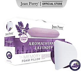 Gối nằm chiết xuất hoa oải hương Jean Perry Memory Foam Lavender Classic 40x60x14cm