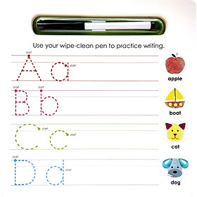 Alphaprints: Trace, Write, And Learn ABC: Finger Tracing & Wipe Clean
