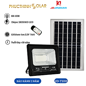 Đèn Pha Năng Lượng Mặt Trời 100W Jindian JD