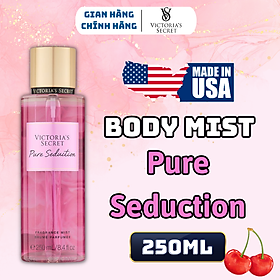 Body Mist Victoria Secret Chính Hãng Pure Seduction, Xịt Thơm Body Toàn Thân Hương Nước Hoa 250ml