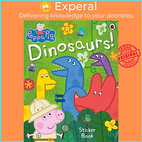 Sách - Peppa Pig: Dinosaurs! Sticker Book by Peppa Pig (UK edition, paperback)