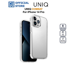 Ốp UNIQ Hybrid Combat Cho iPhone 14 Pro Công Nghệ Chống Sốc 3 Tầng Có Cấu Trúc Để Xử Lý Những Va Chạm Hàng Ngày Hàng Chính Hãng