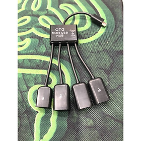 Mua Dây OTG cổng micro usb chia 3 cổng usb