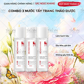 Combo 3 nước tẩy trang Sắc Ngọc Khang 145ml