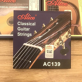 AC139 Classical Guitar String Set, Bộ dây guitar nylon cao cấp Alice AC139
