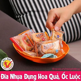 Mua Đĩa Nhựa Đựng Hoa Quả  Ốc Luộc  Bánh Kẹo  Mứt  Đồ Ăn Vặt Loại To Hình Chiếc Lá Việt Nhật