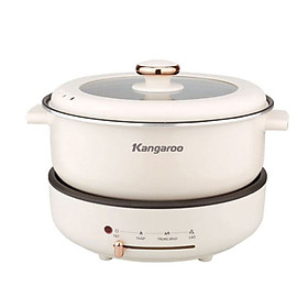 Mua Lẩu điện Kangaroo KG50EH1  dung tích 5L  công suất 1500W  cấu trúc đĩa truyền nhiệt giúp truyền nhiệt nhanh và đều - Hàng chính hãng