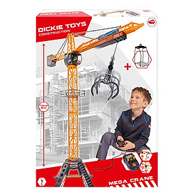 Bộ đồ chơi Xe cẩu công trường Dickie Toys Mega Crane Set 203462412