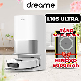 Mua Robot Hút Bụi Lau Nhà  Tự Động Giặt Sấy Giẻ  Tự Gom Rác  Tự Động Thêm Nước DREAME L10S Ultra  Tạo Bản Đồ Siêu Nhanh  Tự Động Tối Ưu Dọn Dẹp  Camera AI Thông Minh  Diện Tích Hoạt Động 200m2  Áp Suất 5300 Pa  Công Suất 75W - Bản Quốc Tế - Hàng Chính Hãng