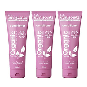 Bộ 3 tuýp Little Innoscents Organic Cherry Coconut Conditioner ( Dầu xả chiết xuất Cherry )