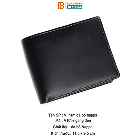 Combo ví thắt lưng nam CB104 Bụi Leather – da bò thật 100%, bảo hành 12 tháng