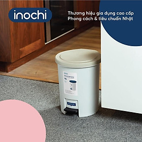 Thùng rác đạp tròn Inochi Hiro 6L-12L