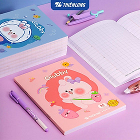 Combo 5 Tập học sinh 96 trang 5 ô ly vuông 2mm chấm kẻ 2/3 120gsm NB-122 Thiên Long - Mẫu ngẫu nhiên