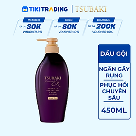 Dầu gội Phục hồi & Ngăn gãy rụng Tsubaki 450ml (Mới)