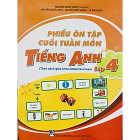 Sách - Phiếu ôn tập cuối tuần môn Tiếng Anh lớp 4