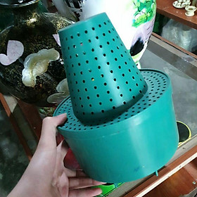 Mua Combo 10 cốc điều hòa chậu lan ngọc linh cỡ lớn   cốc điều hòa làm mát chậu lan   phụ kiện chậu lan giúp lan phát triển