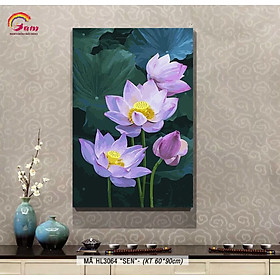 Mua Tranh sơn dầu số hóa tự tô màu Gam HL3064 60x90cm không khung