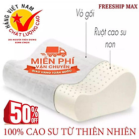 Gối Nằm Ngủ Cao Su Non NHÂN TẠO, Gối Cao Su Non Cho Người Lớn Ngủ Ngon Chống Đau Cổ Vai Gáy