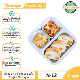 Mua Khay Ăn Trẻ Em Cao Cấp 3 Ngăn Hiệu Nestique N-12