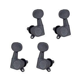 4Pcs 2L 2R String Tuning Pegs 2L 2R Ukulele Tuning Pegs Enclosed Knob Durable Guitar Tuner Peg for Electric Guitar Ukulele Repair Part Accs