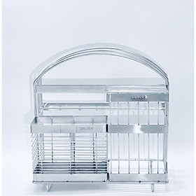 Mua Kệ cài dao thớt kép  cắm đũa inox 304 cao cấp