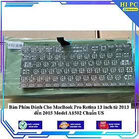 Hình ảnh Bàn Phím Dành Cho MacBook Pro Retina 13 inch từ 2013 đến 2015 Model A1502 Chuẩn US - Hàng Nhập Khẩu 