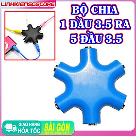 Mua Cổng chia 1 đầu 3.5mm ra 6 đầu 3.5mm