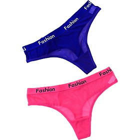 Combo 2 quần lót nữ, quần lọt khe lưới thoáng mát, sexy ZBra (Màu ngẫu nhiên)