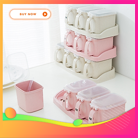 Mua  SGFS32  Hộp đựng gia vị  CHẮC CHẮN  TIỆN LỢI  Hũ nhựa đựng gia vị sử dụng cho nhà bếp